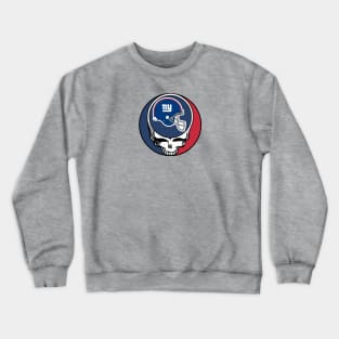 NY Skull - New York Giants Football Crewneck Sweatshirt